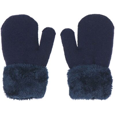 Temptation Navy Children’s Knitted Mittens Temptation Navy Children’s Knitted Mittens