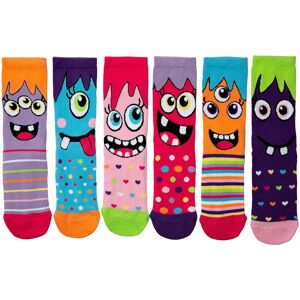 United Oddsocks Miss Mashers Box Of 6 Monster Kids Socks United Oddsocks Miss Mashers Box Of 6 Monster Kids Socks