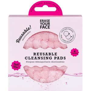 Erase Your Face Pink Popcorn Set Of 4 Makeup Removing Round Pads Erase Your Face Pink Popcorn Set Of 4 Makeup Removing Round Pads