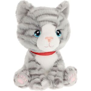 Keel Toys Keeleco Kitty Love Grey Cat 14cm Soft Toy Keel Toys Keeleco Kitty Love Grey Cat 14cm Soft Toy
