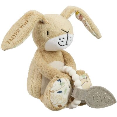 Guess How Much I Love You Nutbrown Hare with Silicone Teether Ring Guess How Much I Love You Nutbrown Hare with Silicone Teether Ring