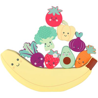 Orange Tree Toys Broccoli Carrot Tomato Veggies - Balancing Game Orange Tree Toys Broccoli Carrot Tomato Veggies - Balancing Game