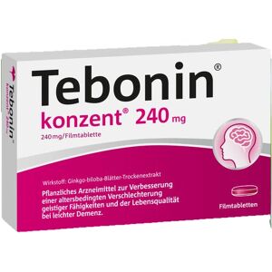 Dott. Schwabe Tebonin Konzent 240mg compresse rivestite con film (30 pz.) Dott. Schwabe Tebonin Konzent 240mg compresse rivestite con film (30 pz.)