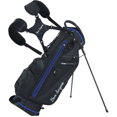 BEN SAYERS 2025 Ben Sayers Hydra Pro Waterproof Stand Bag - Black/Blue BEN SAYERS 2025 Ben Sayers Hydra Pro Waterproof Stand Bag - Black/Blue
