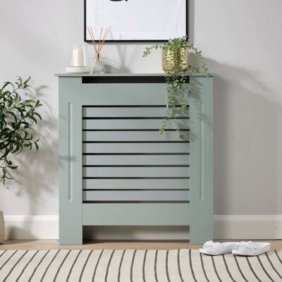 Home Source - Radiator Cover - Small - Grey Home Source - Radiator Cover - Small - Grey
