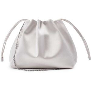 Moda In Pelle Lotty Bag Off White Satin female Moda In Pelle Lotty Bag Off White Satin female