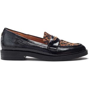 Moda In Pelle Fumia Black - Leopard Patent Leather 41 Size: UK 8 / EU female Moda In Pelle Fumia Black - Leopard Patent Leather 41 Size: UK 8 / EU female