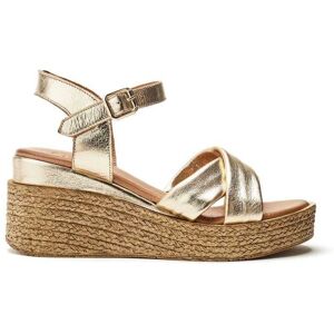 Moda In Pelle Kona Gold Leather 41 Size: UK 8 / EU 41 female Moda In Pelle Kona Gold Leather 41 Size: UK 8 / EU 41 female