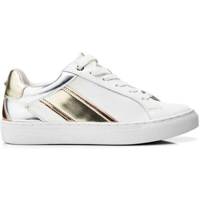 Moda In Pelle Abrini White-Gold Leather 36 Size: UK 3 / EU 36 female Moda In Pelle Abrini White-Gold Leather 36 Size: UK 3 / EU 36 female