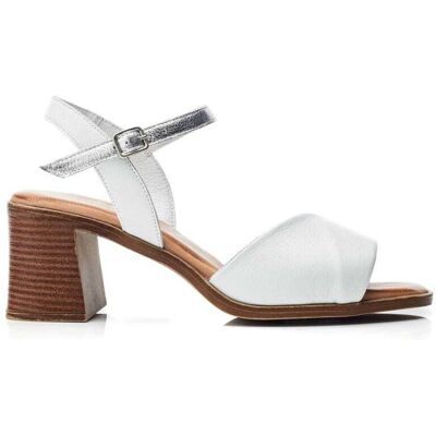 Moda In Pelle Lanie White - Silver Leather 39 Size: UK 6 / EU 39 female Moda In Pelle Lanie White - Silver Leather 39 Size: UK 6 / EU 39 female