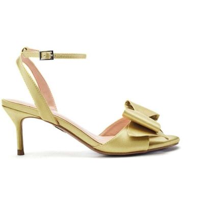 Moda In Pelle Lotty Lime Green Satin 38 Size: UK 5 / EU 38 female Moda In Pelle Lotty Lime Green Satin 38 Size: UK 5 / EU 38 female