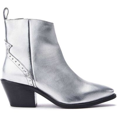 Moda In Pelle Michele Silver Leather 37 Size: UK 4 / EU 37 female Moda In Pelle Michele Silver Leather 37 Size: UK 4 / EU 37 female