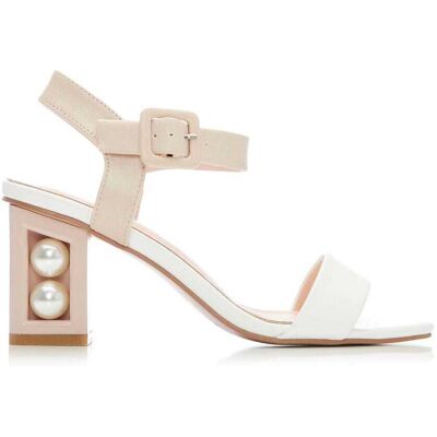Moda In Pelle Sandypearl Nude - White Porvair 37 Size: UK 4 / EU 37 female Moda In Pelle Sandypearl Nude - White Porvair 37 Size: UK 4 / EU 37 female