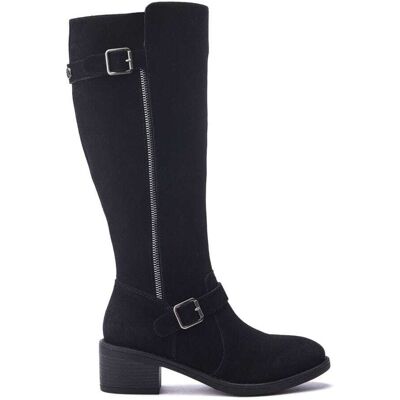 Moda In Pelle Senlis Black Suede 38 Size: UK 5 / EU 38 female Moda In Pelle Senlis Black Suede 38 Size: UK 5 / EU 38 female