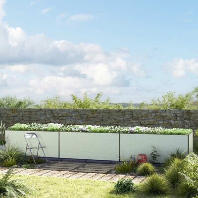 GFP 535 x 150 x 77 cm Raised garden bed, Aluminium anodised - (GFPV00463) GFP 535 x 150 x 77 cm Raised garden bed, Aluminium anodised - (GFPV00463)
