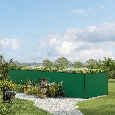 GFP 387 x 119 x 77 cm Raised garden bed, Green - (GFPV00412) GFP 387 x 119 x 77 cm Raised garden bed, Green - (GFPV00412)