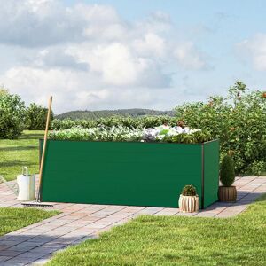 GFP 195 x 77 x 77 cm Raised garden bed, Green - (GFPV00339) GFP 195 x 77 x 77 cm Raised garden bed, Green - (GFPV00339)