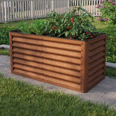 PRIMEYARD 120 x 60 x 60 cm Raised garden bed, corten steel, rust-like finish - (GFPV00963) PRIMEYARD 120 x 60 x 60 cm Raised garden bed, corten steel, rust-like finish - (GFPV00963)
