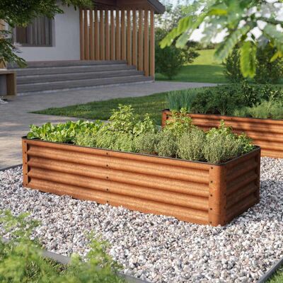 PRIMEYARD 150 x 60 x 35 cm Raised garden bed, corten steel, rust-like finish - (GFPV00966) PRIMEYARD 150 x 60 x 35 cm Raised garden bed, corten steel, rust-like finish - (GFPV00966)