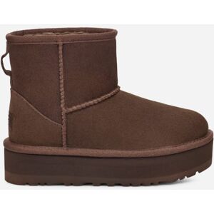 UGG® Classic Mini Platform Boot in Brown, Size 1, Suede/Polyester/Wool UGG® Classic Mini Platform Boot in Brown, Size 1, Suede/Polyester/Wool