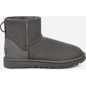 UGG® Classic Mini II Boot for Women in Grey, Size 8, Twinface/Polyester/Leather UGG® Classic Mini II Boot for Women in Grey, Size 8, Twinface/Polyester/Leather