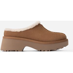 UGG® New Heights Cozy Clog for Women in Brown, Size 8, Suede/Wool UGG® New Heights Cozy Clog for Women in Brown, Size 8, Suede/Wool