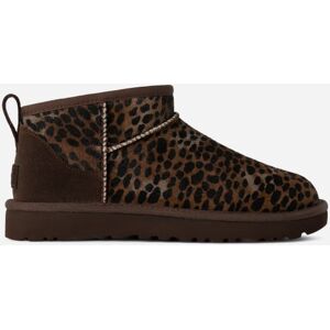 UGG® Classic Ultra Mini Caspian in Brown, Size 8, Cow Hair/Polyester/Wool UGG® Classic Ultra Mini Caspian in Brown, Size 8, Cow Hair/Polyester/Wool