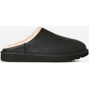UGG® Classic Slip-On Noir in Black, Size 9, Leather/Polyester/Wool UGG® Classic Slip-On Noir in Black, Size 9, Leather/Polyester/Wool