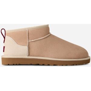 UGG® Classic Ultra Mini for Men in Driftwood/Biking Red, Size 8, Shearling/Polyester UGG® Classic Ultra Mini for Men in Driftwood/Biking Red, Size 8, Shearling/Polyester