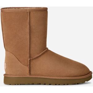 UGG® Classic Short II for Women in Brown, Size 4, Shearling/Polyester/Leather UGG® Classic Short II for Women in Brown, Size 4, Shearling/Polyester/Leather