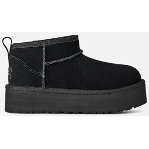 UGG® Classic Ultra Mini Platform Boot for Kids in Black, Size 12K, Suede/Polyester/Wool UGG® Classic Ultra Mini Platform Boot for Kids in Black, Size 12K, Suede/Polyester/Wool