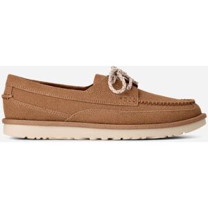 UGG® Deckmel in Brown, Size 9, Polyester UGG® Deckmel in Brown, Size 9, Polyester