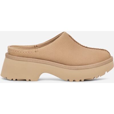 UGG® New Heights Clog for Women in Tan, Size 10, Suede/Polyester UGG® New Heights Clog for Women in Tan, Size 10, Suede/Polyester