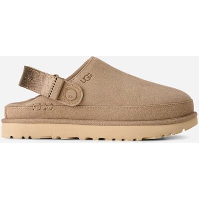 UGG® Goldenstar Clog for Women in Tan, Size 6.5, Suede/Polyester UGG® Goldenstar Clog for Women in Tan, Size 6.5, Suede/Polyester