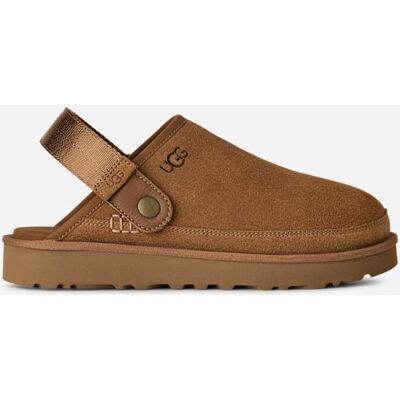 UGG® Goldencoast Clog II for Men in Brown, Size 12, Suede/Polyester UGG® Goldencoast Clog II for Men in Brown, Size 12, Suede/Polyester