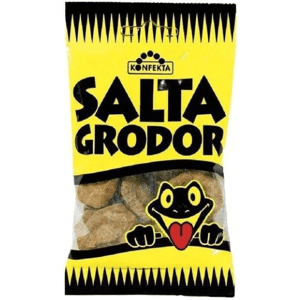 Konfekta Salta Grodor - Salty Liquorice Frogs 65g Konfekta Salta Grodor - Salty Liquorice Frogs 65g