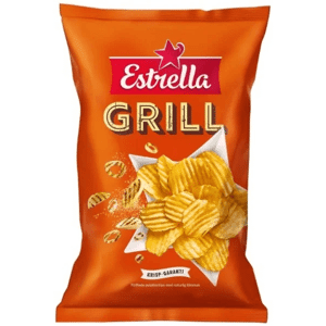 Estrella Grillchips - Onion Crisps 175g Estrella Grillchips - Onion Crisps 175g