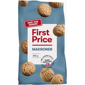 First Price FP Makroner - Almond Crispy Amaretti Style Biscuits 250g First Price FP Makroner - Almond Crispy Amaretti Style Biscuits 250g