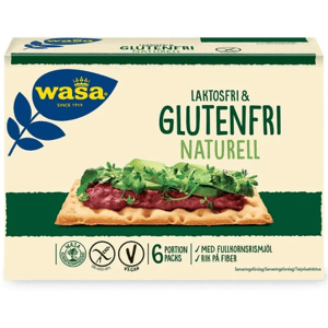 Wasa Laktosfri & Glutenfri Naturell - Lactose & Gluten Free Cripsbread 240g Wasa Laktosfri & Glutenfri Naturell - Lactose & Gluten Free Cripsbread 240g
