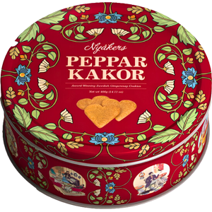 Nyakers Sma Pepparkakshjartan - Small Gingerbread Hearts 400g Nyakers Sma Pepparkakshjartan - Small Gingerbread Hearts 400g