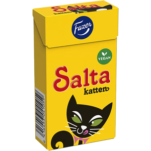 Fazer Salta Katten – Salty Liquorice 38g Fazer Salta Katten – Salty Liquorice 38g