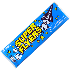Super Flyers Superflyers - Filled Liquorice 45g Super Flyers Superflyers - Filled Liquorice 45g