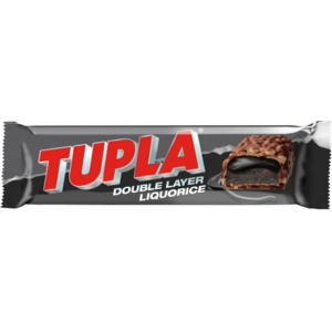 Tupla Double Layer Liquorice - Liquorice Chocolate Bar 48g Tupla Double Layer Liquorice - Liquorice Chocolate Bar 48g