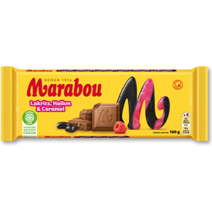 Marabou Liquorice Raspberry and Caramel – Milk Chocolate 160g Marabou Liquorice Raspberry and Caramel – Milk Chocolate 160g