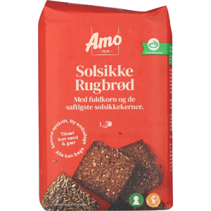Amo Solsikke Rugbrod - Danish Sunflower Seed Rye Bread Mix 1kg Amo Solsikke Rugbrod - Danish Sunflower Seed Rye Bread Mix 1kg