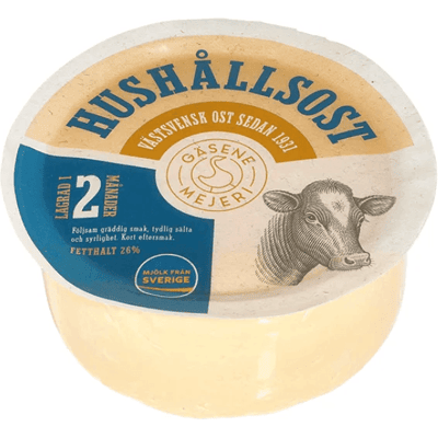 Gäsene Mejeri Gasene Hushallsost – Mild Cheese approx 900g Gäsene Mejeri Gasene Hushallsost – Mild Cheese approx 900g