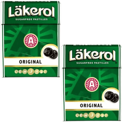 Läkerol Lakerol Original 2-pack – Liqourice & Menthol Pastilles (2 x25g) Läkerol Lakerol Original 2-pack – Liqourice & Menthol Pastilles (2 x25g)