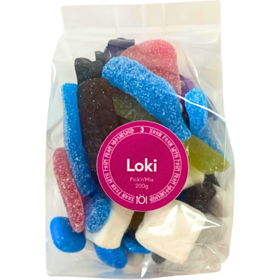 ScandiKitchen Loki - Pick & Mix 200g (With Liquorice) ScandiKitchen Loki - Pick & Mix 200g (With Liquorice)