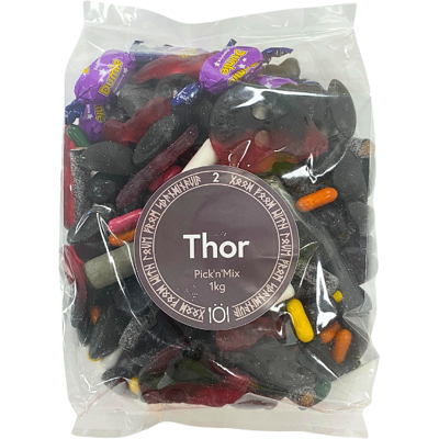 ScandiKitchen Thor - Pick & Mix 1kg (Only Liquorice) ScandiKitchen Thor - Pick & Mix 1kg (Only Liquorice)