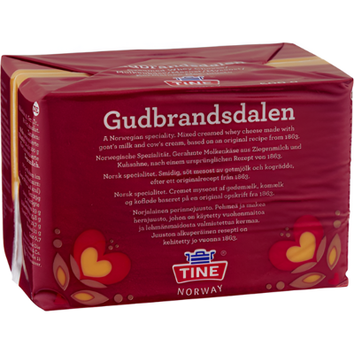 Tine Gudbrandsdalen Brunost - Brown Cheese 500g Tine Gudbrandsdalen Brunost - Brown Cheese 500g